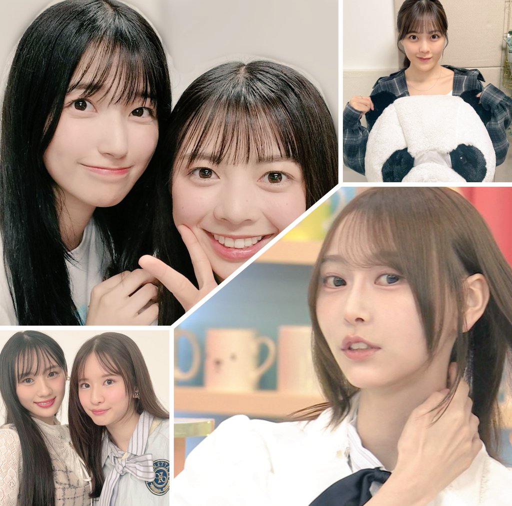 おはゆみっきー🍕
この美人奈於ちゃん可愛すぎる🫣

#五百城茉央 🍣　#柴田柚菜 💚
#菅原咲月 ⚡️　　#弓木奈於 🍕