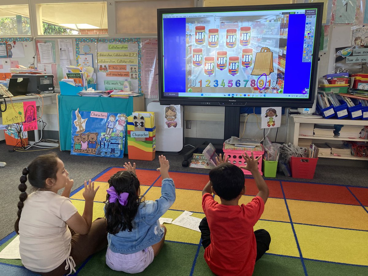 Counting fun in Kinder with Mrs. Juarez. Today her students practiced counting objects and identifying how many, building strong number sense one item at a time <a href="/centralSBUSD/">Central SBUSD</a> <a href="/Supt_SBUSD/">Jose A. Espinoza</a> <a href="/SBUSD_NEWS/">SBUSD NEWS</a>