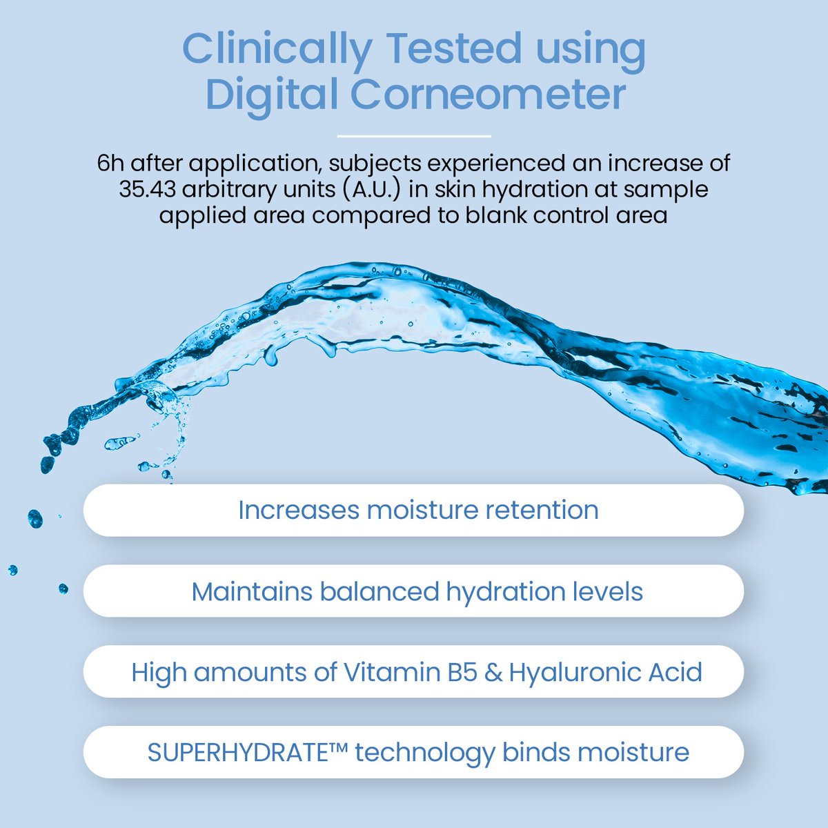 CSS_ScienceLab's tweet image. Supreme Hydra B5 Gel = instant + long-lasting hydration! 💧✨

Packed with Vitamin B5 + Hyaluronic Acid to plump, repair &amp;amp; protect your skin barrier.

Hydration that lasts. Glow that shows.

#CosmeticSkinSolutions #CSS
