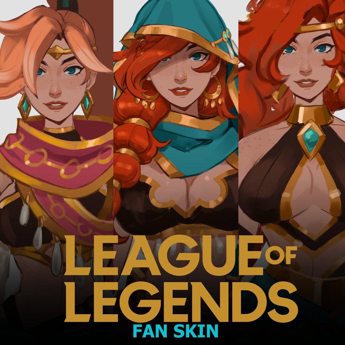 Updated my Shuriman Miss Fortune concept for my portfolio &lt;3