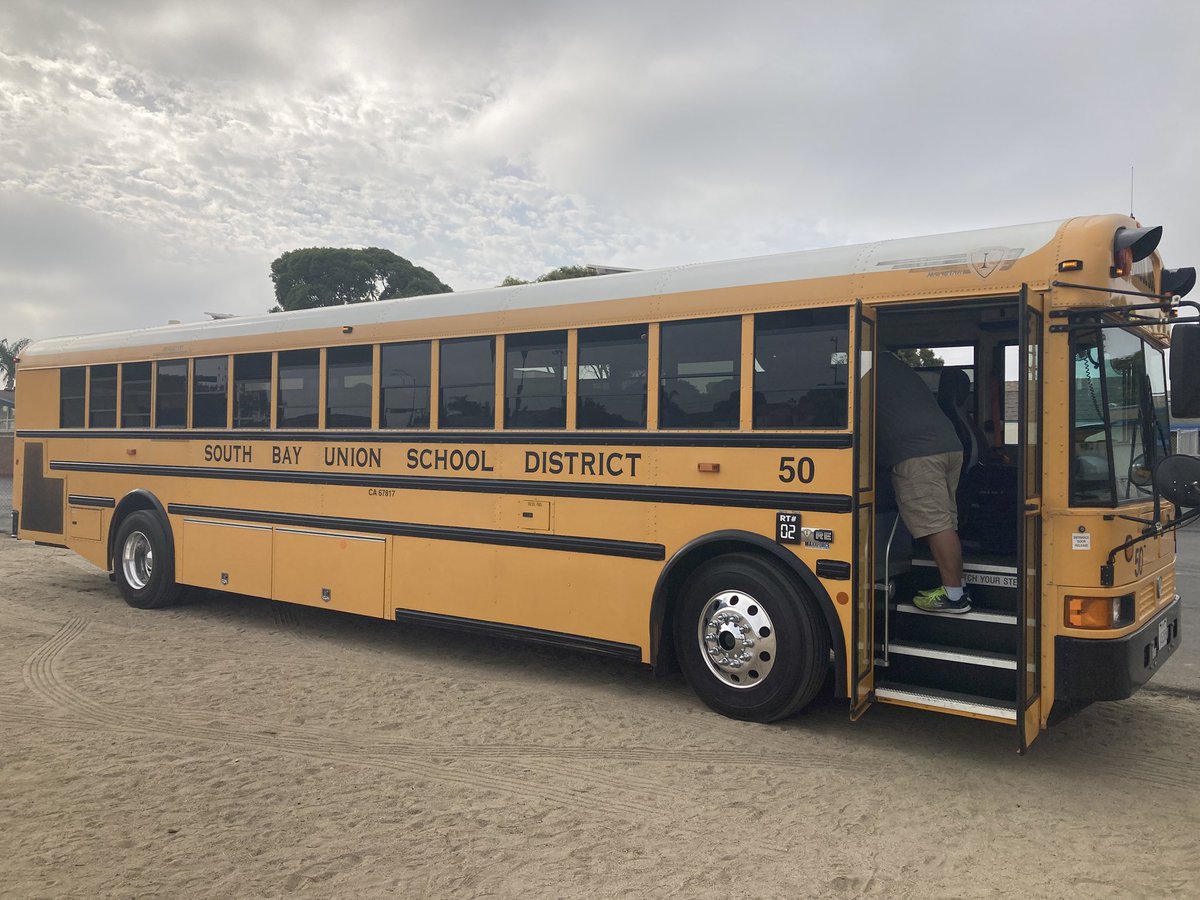 Safety first at <a href="/SBUSD_NEWS/">SBUSD NEWS</a> Our students <a href="/centralSBUSD/">Central SBUSD</a> took part in bus evacuation drills today, learning how to stay calm and act quickly in an emergency. Proud of these young learners for taking safety seriously. Way to go Sea Lions <a href="/Supt_SBUSD/">Jose A. Espinoza</a>