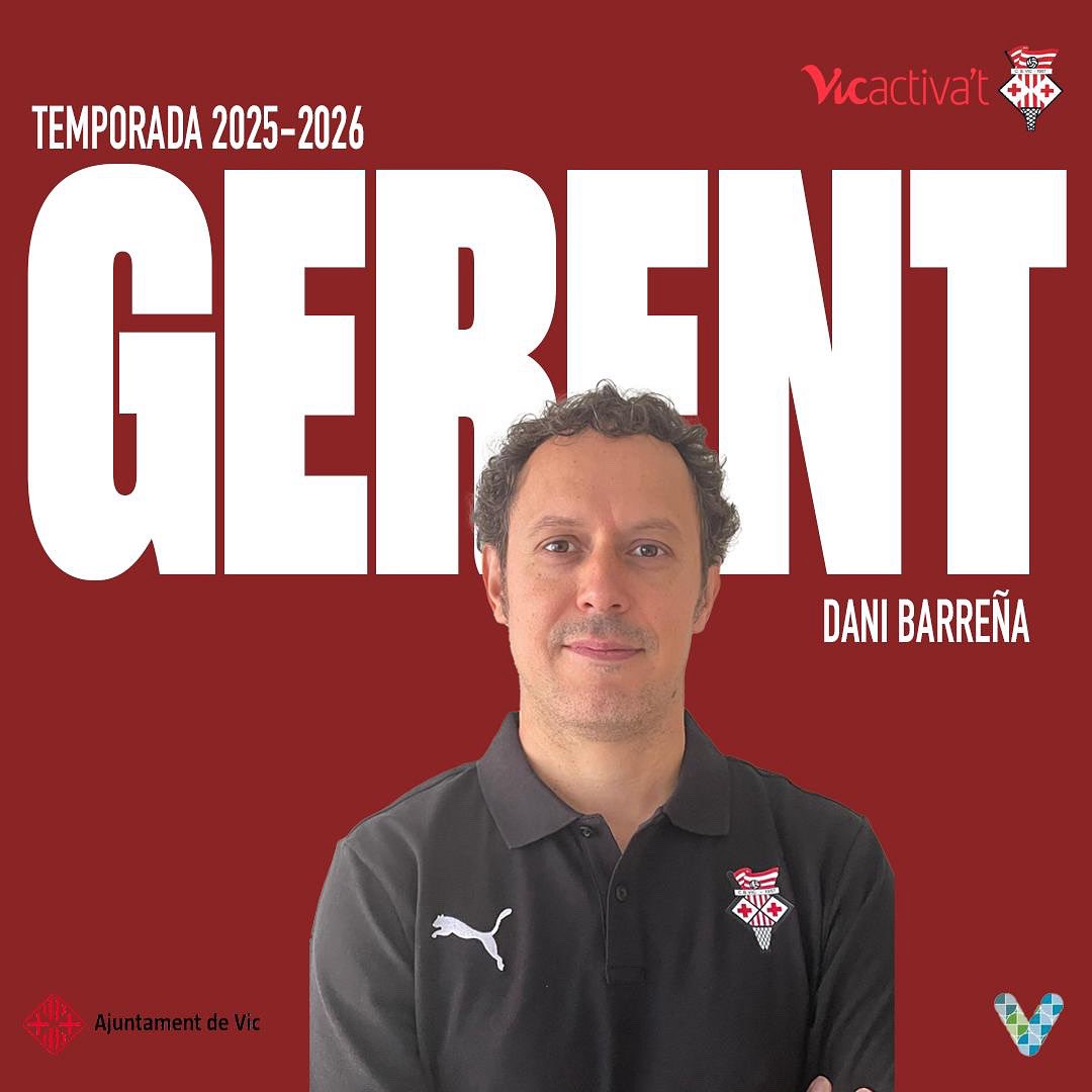 Nou repte!

Molt content i amb moltes ganes de sumar. Gràcies al <a href="/ClubBasquetVic/">Club Bàsquet Vic - UVIC UCC</a> i en <a href="/sfortescoach/">Sergi Fortes</a> per la confiança.