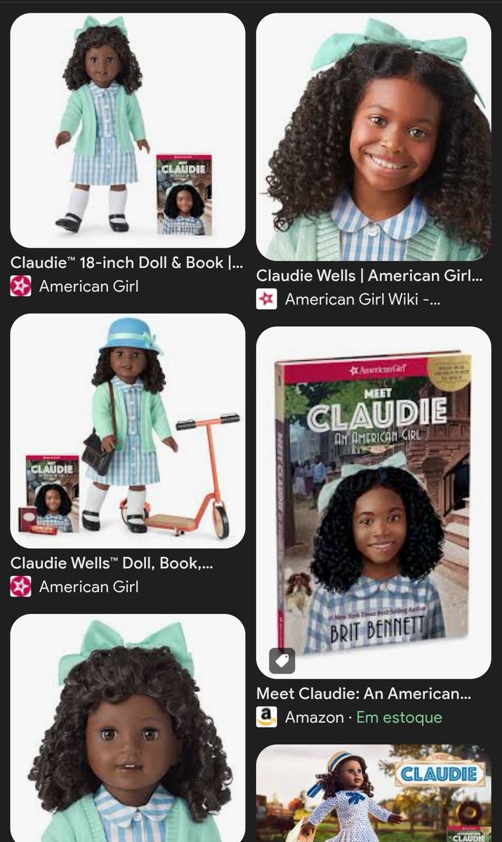 and there's an american girl doll named claudie who journals btw