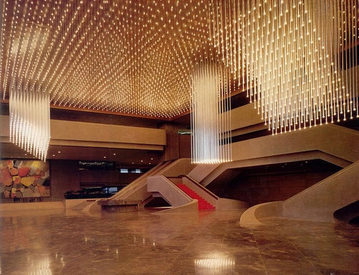 Interior of the Philippine International Convention Center in Manila

Designed by architect Leandro Locsin (1976)