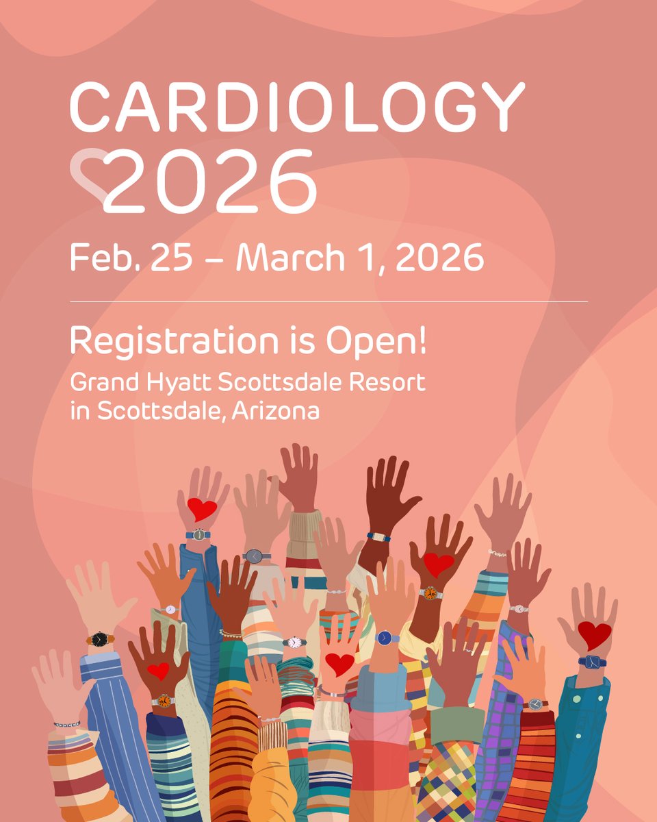 Registration is open for #Cardiology2026! Join us for the 29th Annual Update on Pediatric and Congenital Cardiovascular Disease and reignite your passion for our field, reconnect with colleagues, and restore your body and mind!
 
Register today: ms.spr.ly/6016sZjI8