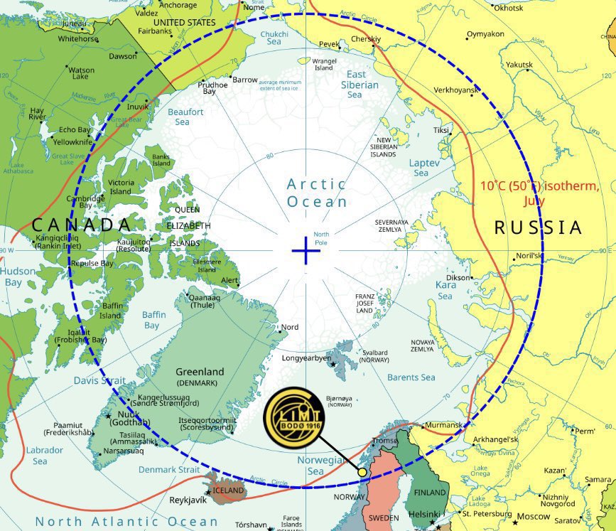 🇳🇴 BODØ/GLIMT ARE IN THE CHAMPIONS LEAGUE LEAGUE PHASE!!!

Bodø/Glimt have just qualified for the Champions League proper for THE FIRST TIME IN THEIR HISTORY!

Champions League football is heading to the Arctic Circle! Yes, really, that’s where Bodø/Glimt are based!