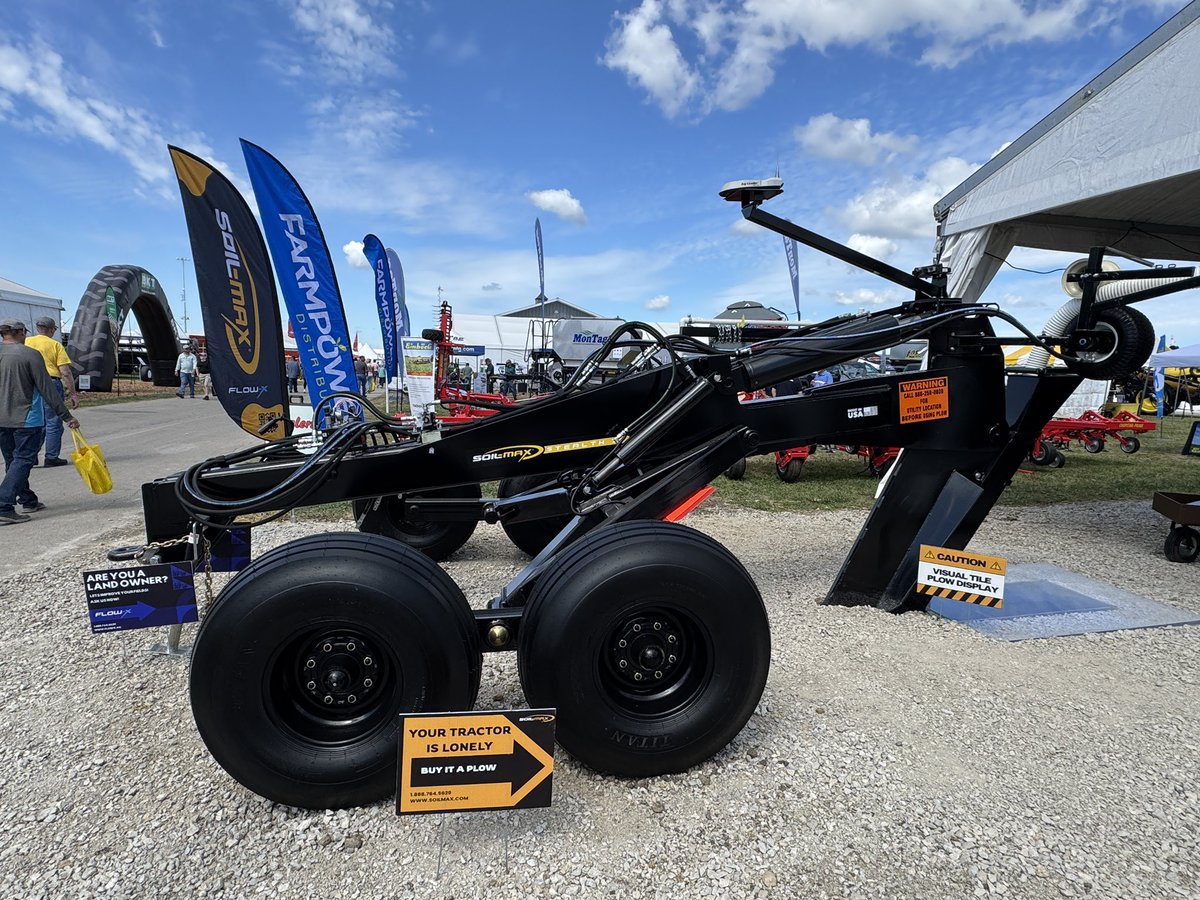 FarmX_ag's tweet photo. Catch us at Farm Progress 2025!
#farmprogress #farmprogressshow #tiledrainage https://t.co/cWkXNreozA