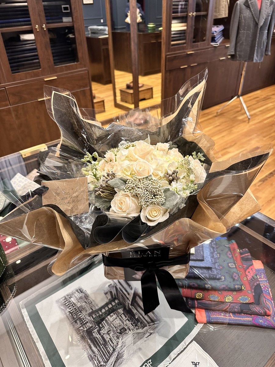 Thank you Elan Flowers in Tribeca for this wonderful bouquet!!