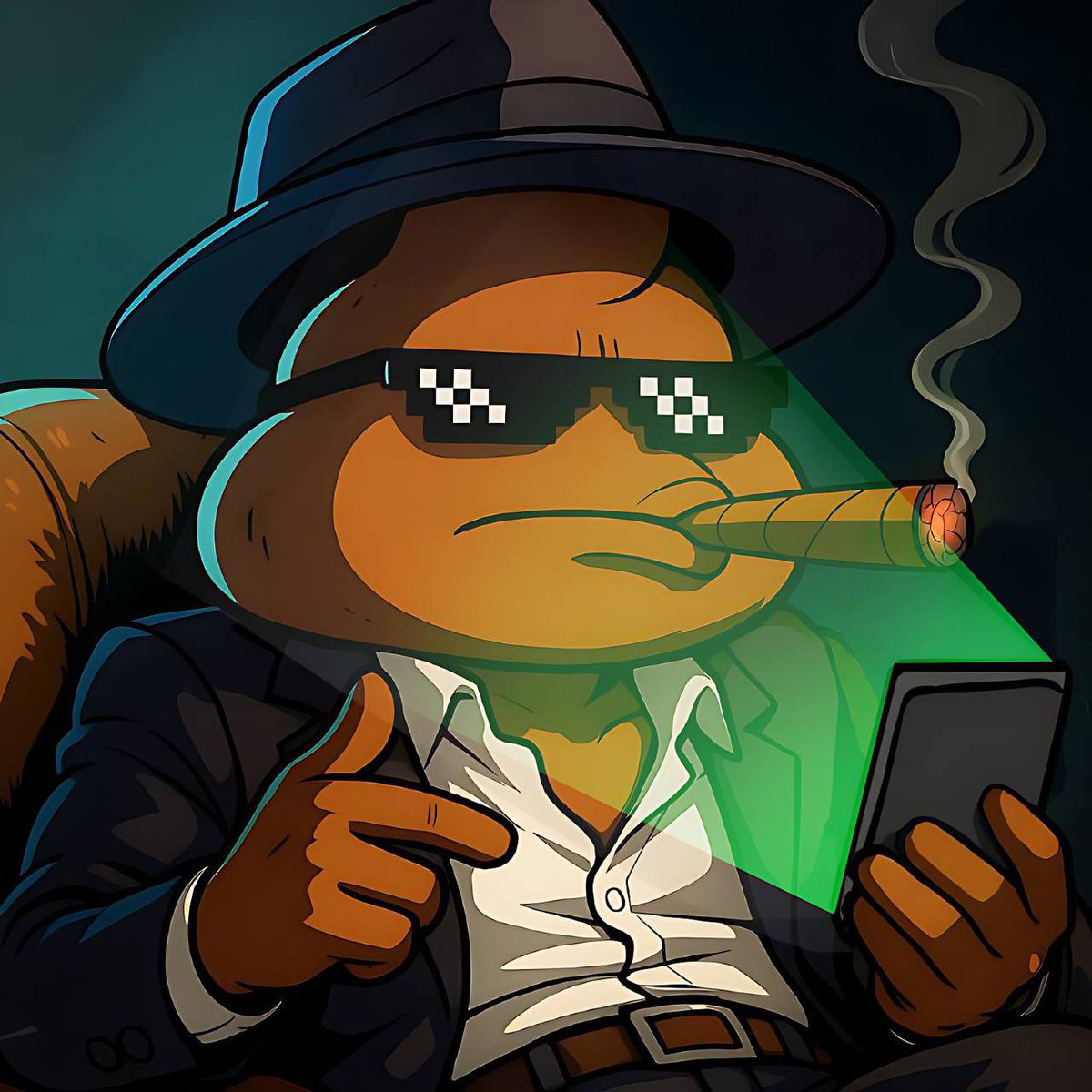 seems like shitcoin season begins here 

phones lightin up green