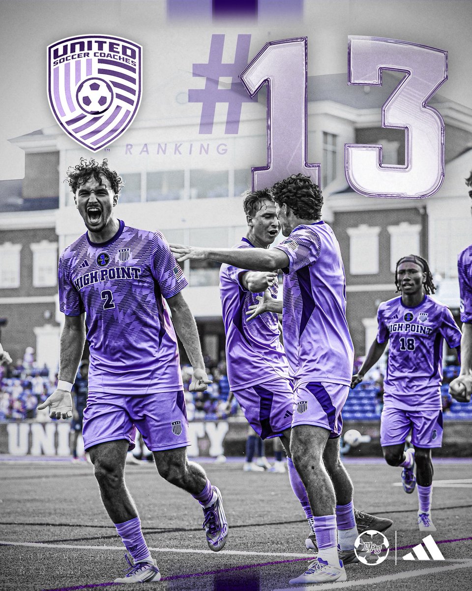 Climbed back into the Top-15 of the <a href="/UnitedCoaches/">United Soccer Coaches</a> poll for the second time in as many years 📈

#GoHPU