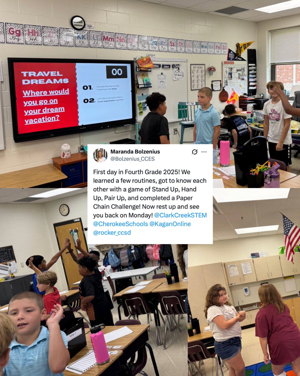 Nothing says back-to-school like students diving into learning together! We love seeing classrooms already buzzing with teamwork, smiles, and Kagan Structures in action 🙌

#kagan #cooperativelearning #kaganstructures #backtoschool #classroomideas #studentengagement #classroomfun