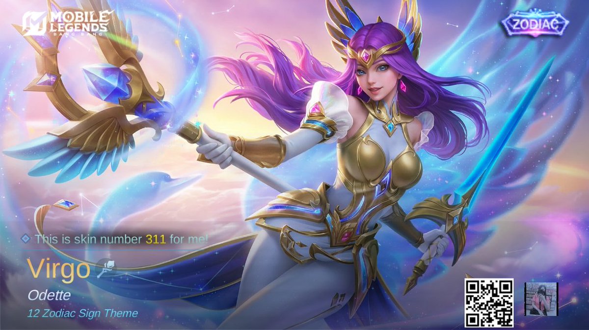 jhanize925's tweet photo. I just obtained a new skin Virgo in Mobile Legends: Bang Bang! Let's face off against the world's best MOBA players together! 
https://t.co/zc7xWSXzwc https://t.co/lpkhIuQPf1