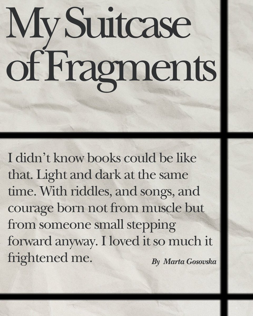 A family photo. A red thermos. A well-loved teddy bear. In “My Suitcase of Fragments,” Marta Gosovska poignantly narrativizes her experience as a Ukrainian refugee through an inventory of the items she packed. larbpublab.org/2025/07/24/my-…