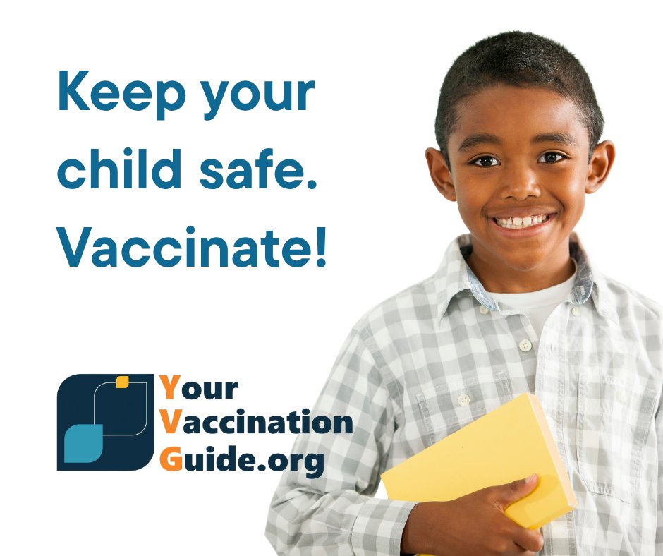 Immunizations = a smart start to the school year! 🌟 Keep your child safe from diseases like polio and diphtheria with timely vaccinations. Learn more about the benefits of vaccines: yourvaccinationguide.org/vaccinations/