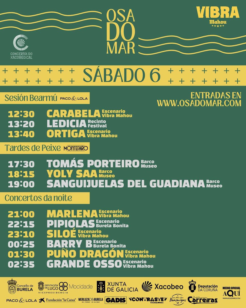 OsadoMar's tweet photo. Osiños e osiñas!

Non queda nada 🐻

Esperámosvos en Burela con moita música 😉 https://t.co/AGASE5an8z