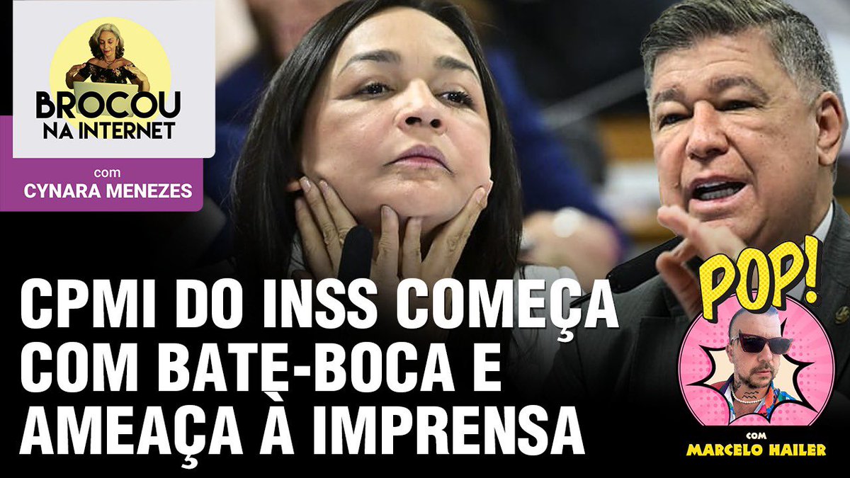 Revista Fórum (@revistaforum) on Twitter photo O que #BrocounaInternet hoje: CPMI do INSS começa com intimidação a jornalistas | Israel ataca Lula
💬 Às 18h30, venha assistir e comentar com <a href="/cynaramenezes/">cynara menezes 🧘🏻♀️</a>! Hoje com <a href="/Mhailer/">Marcelo Hailer</a> no Brocou POP!
🔗 youtube.com/live/vsZlx7YoG… O que #BrocounaInternet hoje: CPMI do INSS começa com intimidação a jornalistas | Israel ataca Lula
💬 Às 18h30, venha assistir e comentar com <a href="/cynaramenezes/">cynara menezes 🧘🏻♀️</a>! Hoje com <a href="/Mhailer/">Marcelo Hailer</a> no Brocou POP!
🔗 youtube.com/live/vsZlx7YoG…