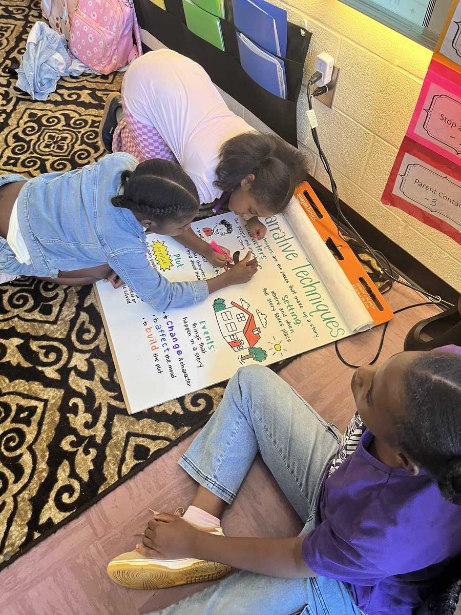 Stephenie Watson (@mswatson54) on Twitter photo Teamwork makes the dream work! My 4th graders helped me anchor our learning by finishing up our anchor chart for narrative techniques. Love seeing their collaboration shine! <a href="/RCE_HCS/">RCE_HCS</a> #UnlockPotential Teamwork makes the dream work! My 4th graders helped me anchor our learning by finishing up our anchor chart for narrative techniques. Love seeing their collaboration shine! <a href="/RCE_HCS/">RCE_HCS</a> #UnlockPotential