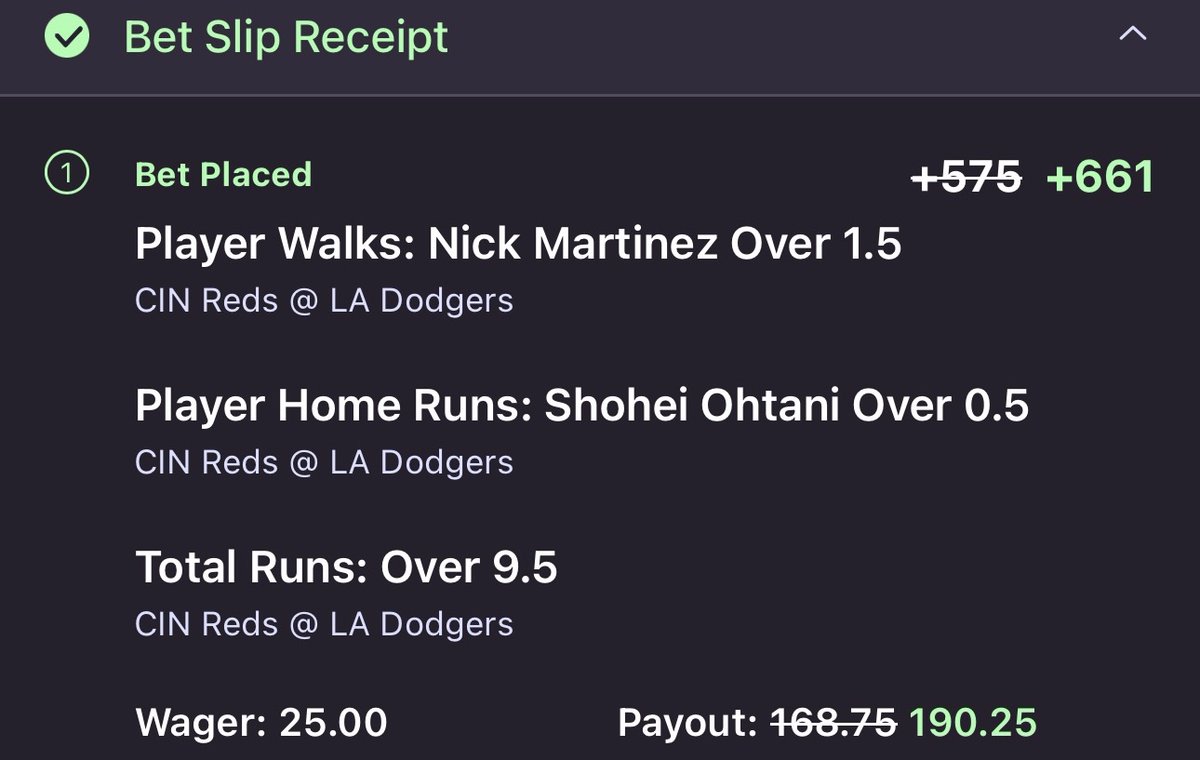 EVBettors's tweet photo. MLB Profit Boost Parlay 💰

If we hit, I'll give $250 to TWO people who LIKE & RETWEET. Comment your PayPal or Venmo to enter 👇🏼

This bet is on Onyx, a book legal in 40+ states. They got a "$100 Free" sign-up bonus here: https://t.co/xXjcKzNZoF (my refer a friend code = "ALEX")

Let's have a night 😈