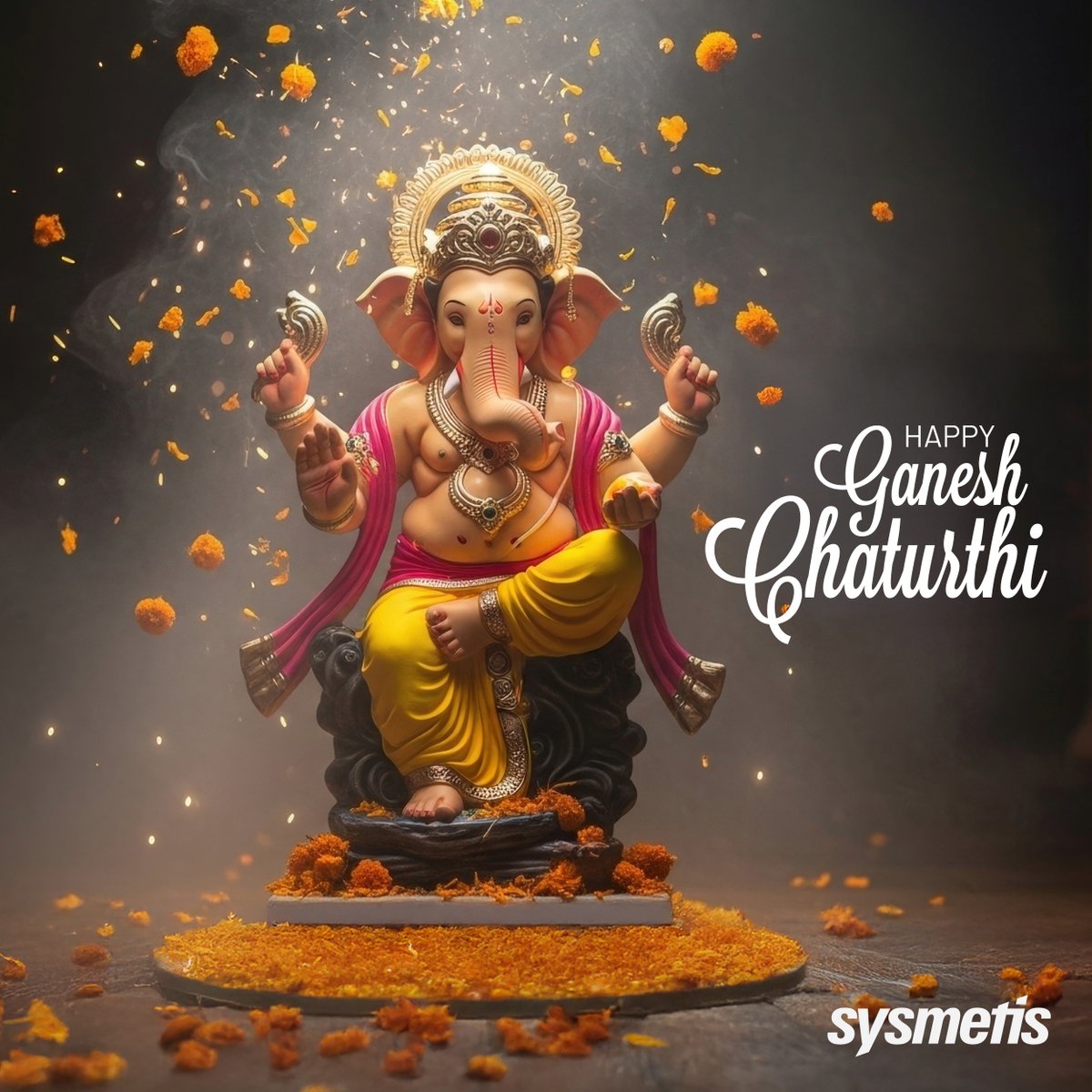 sysmetis_it_sol's tweet image. Happy Ganesh Chaturthi