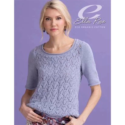 ecojoyknits's tweet image. Ella Rae Yarns and Designs are very unique and beautiful 😍 ‘Periwinkle Top’ in Sport Weight Yarn $6 for the downloadable PDF #payknittingpattern #summerknitting #naturalfibers #endtheplasticera yarn.com/products/ella-…