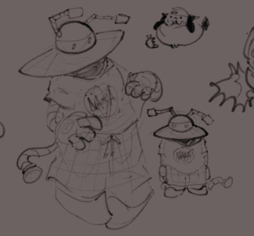 eIectricdreamer's tweet image. misc other old-ish mega man stuff. galaxy man and also My Agenda. crash man and this little freak