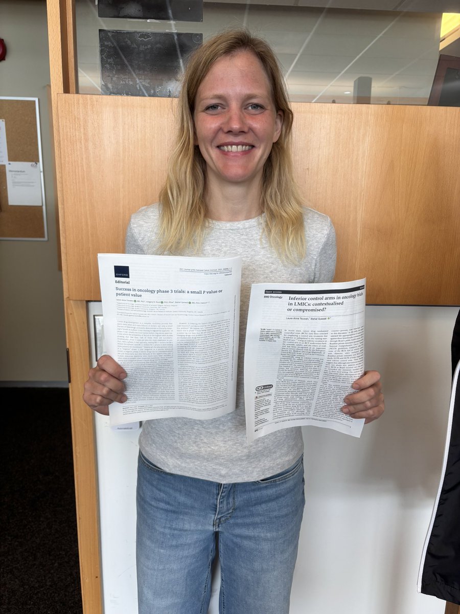 OncologyBGLab's tweet image. Congratulations to @lateuwen who got 2 papers published in her 1 month sabbatical with us @OncologyBGLab ! 
Both are open access-
1. bmjoncology.bmj.com/content/4/1/e0… @BMJOncology 
2. academic.oup.com/jnci/advance-a… @JNCI_Now