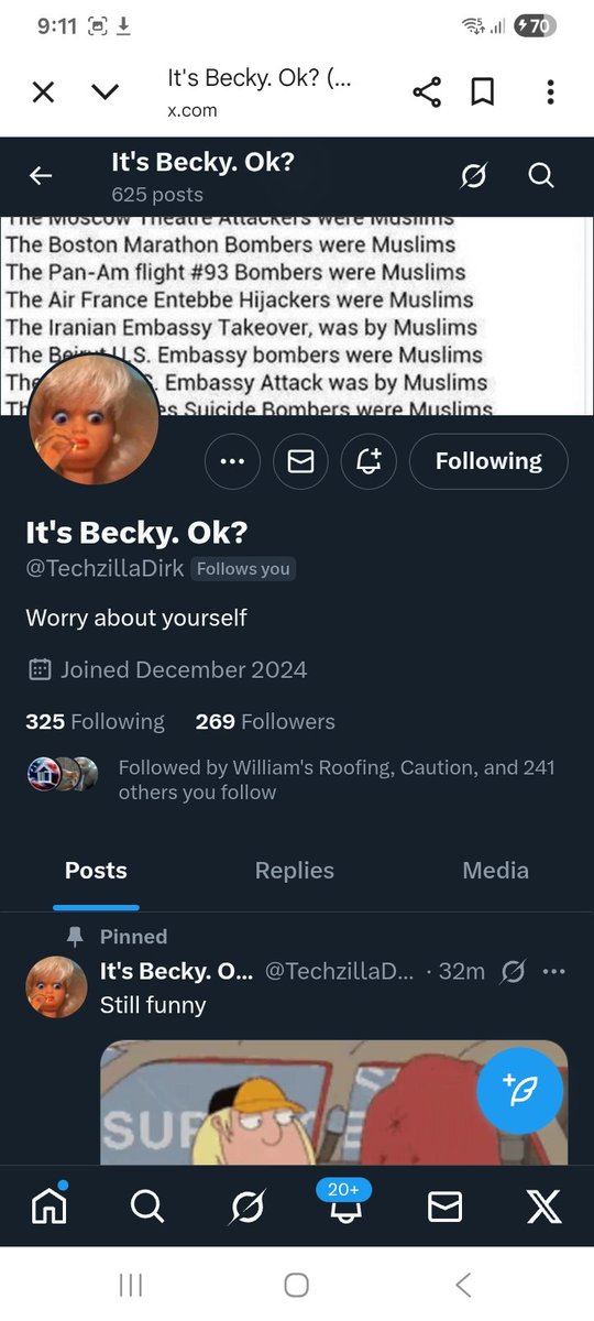 KJW (@hawkesbay69) on Twitter photo I've just reconnected with a good friend can you all give them a follow they will ๐ฏ %Fb
<a href="/TechzillaDirk/">It's Becky. Ok?</a>
F&R ๐ช๐ซถ๐๐ฅ๐ฏ๐บ๐ธ I've just reconnected with a good friend can you all give them a follow they will ๐ฏ %Fb
<a href="/TechzillaDirk/">It's Becky. Ok?</a>
F&R ๐ช๐ซถ๐๐ฅ๐ฏ๐บ๐ธ
