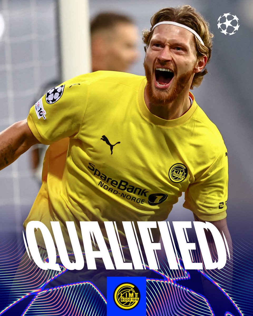 Bodø/Glimt secure a spot in the league phase 💪

#UCL