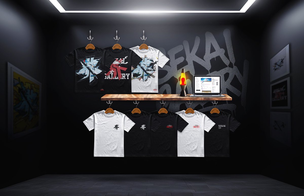 Sekai Merch Store Mockup 🌎

Support Appreciated (❤️+♻️)  
Portfolio: behance.net/Mezziah