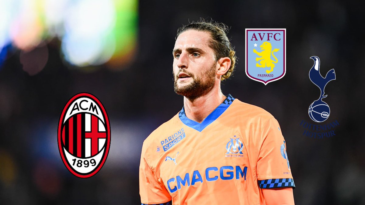 JF_FT266 (@jf_ft266) on Twitter photo 🚨Adrien Rabiot plaît à l'AC Milan, qui discute avec son entourage, tout comme Tottenham et Aston Villa. Marseille n'a pas été contacté par les différents clubs pour le moment 👀#TeamOM #MercatOM
🗞️: <a href="/FabriceHawkins/">Fabrice Hawkins</a> 🚨Adrien Rabiot plaît à l'AC Milan, qui discute avec son entourage, tout comme Tottenham et Aston Villa. Marseille n'a pas été contacté par les différents clubs pour le moment 👀#TeamOM #MercatOM
🗞️: <a href="/FabriceHawkins/">Fabrice Hawkins</a>