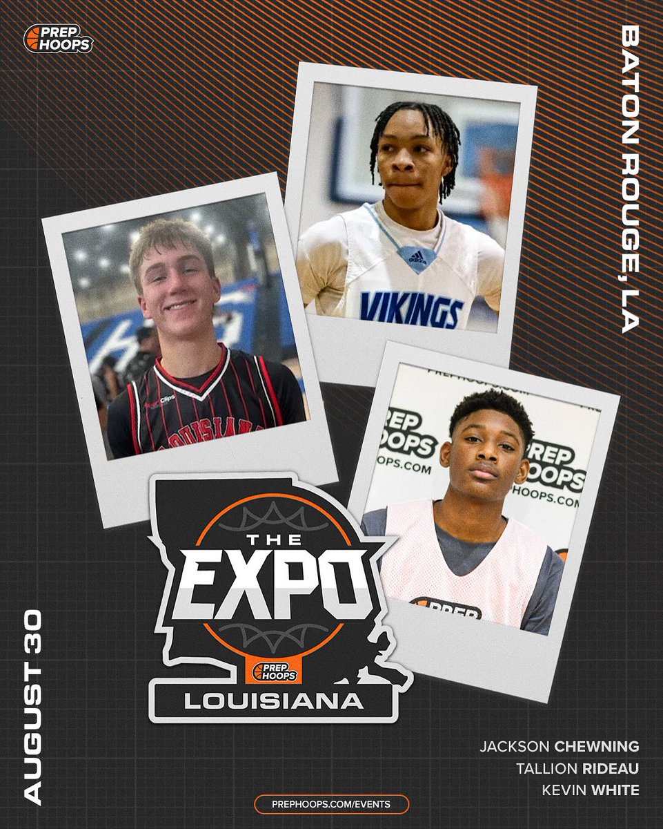 The Expo is coming to Baton Rouge, LA on August 30‼️

🏀 Compete. Get scouted. Stand out.

📝 Registration is STILL OPEN!

🔗 events.prephoops.com/e/1625/registe…