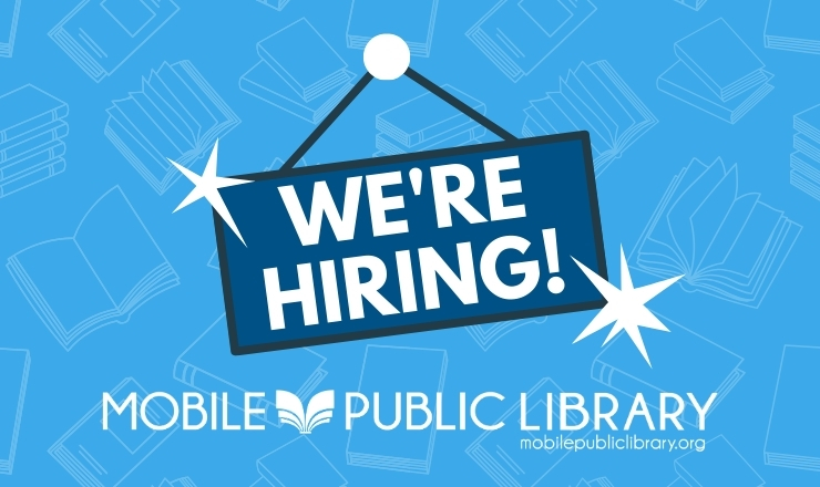 Mobile Public Library is currently accepting applications for Library Associate I. Learn more and apply at bit.ly/workformpl