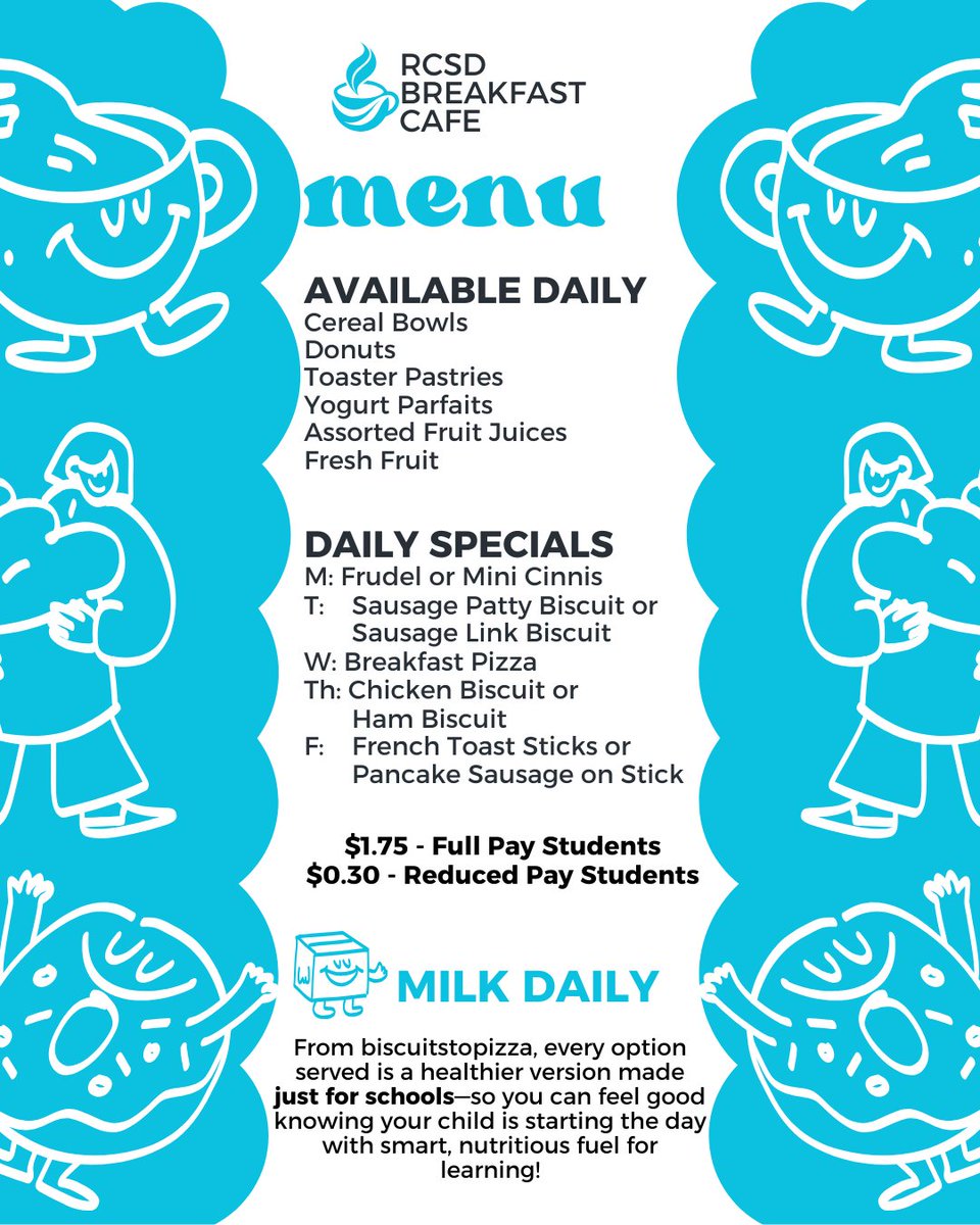 RankinSchools's tweet photo. Come join us for breakfast and start your day the right way. We can’t wait to see you there!
#RCSDfamily #EverythingMatters #BreakfastWithUs #ReachingSuccessTogether https://t.co/CsMcYPvBmP