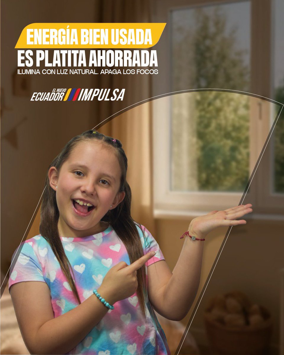 ¡Energía Bien Usada es Platita Ahorrada!

Tú ya formas parte del cambio. Cada acción cuenta a la hora de cuidar el planeta y ahorrar energía.

Aplica consejos de eficiencia en tu hogar y contribuye con la preservación ambiental.

#ElNuevoEcuador