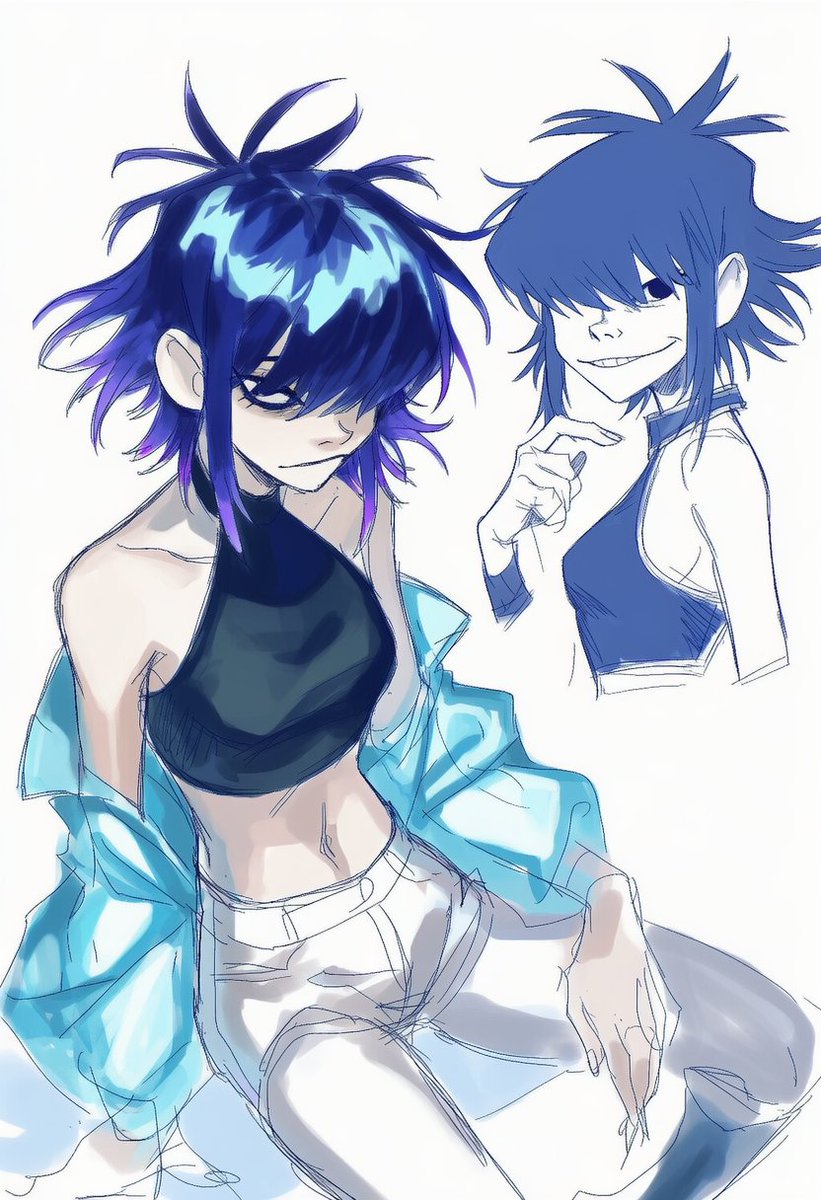 Uravity98114's tweet image. #gorillaz
Noodle from the hit game fortnite..