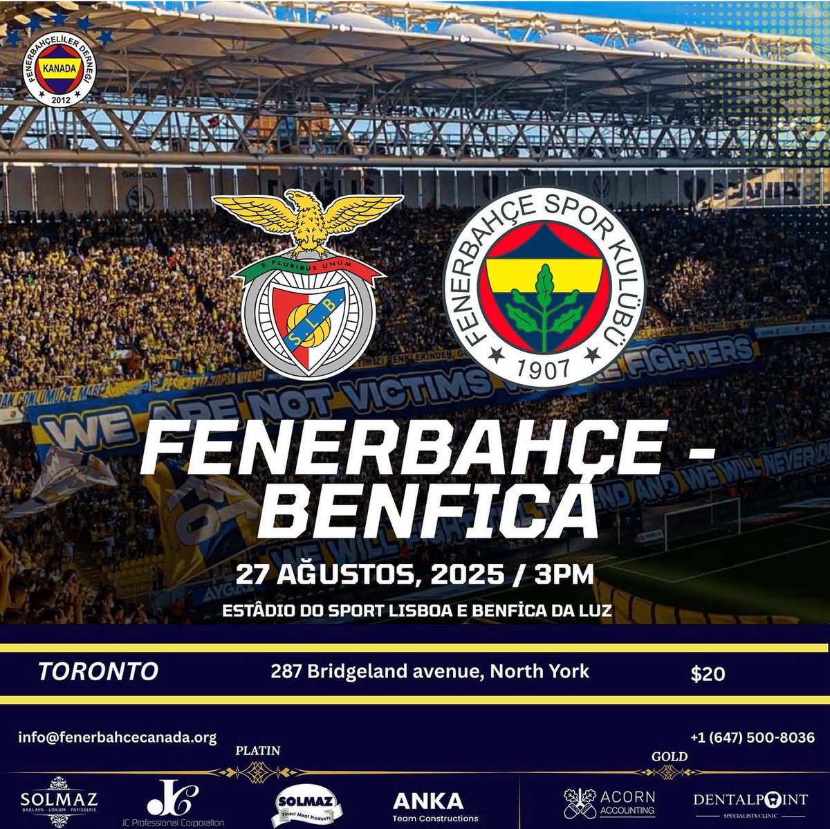 Kanada Fenerbahçeliler Derneği tweet media