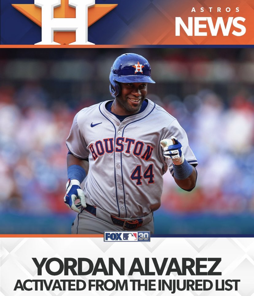 IkeCuellar's tweet image. Back in the lineup today! LFG!!! 👏🏼👏🏼🤘🏼 #BuiltForThis