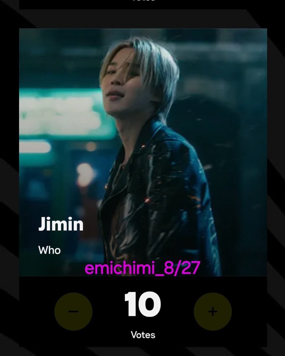 パク・ジミン、ソロ初のVMA最優秀K-Popを狙う激戦