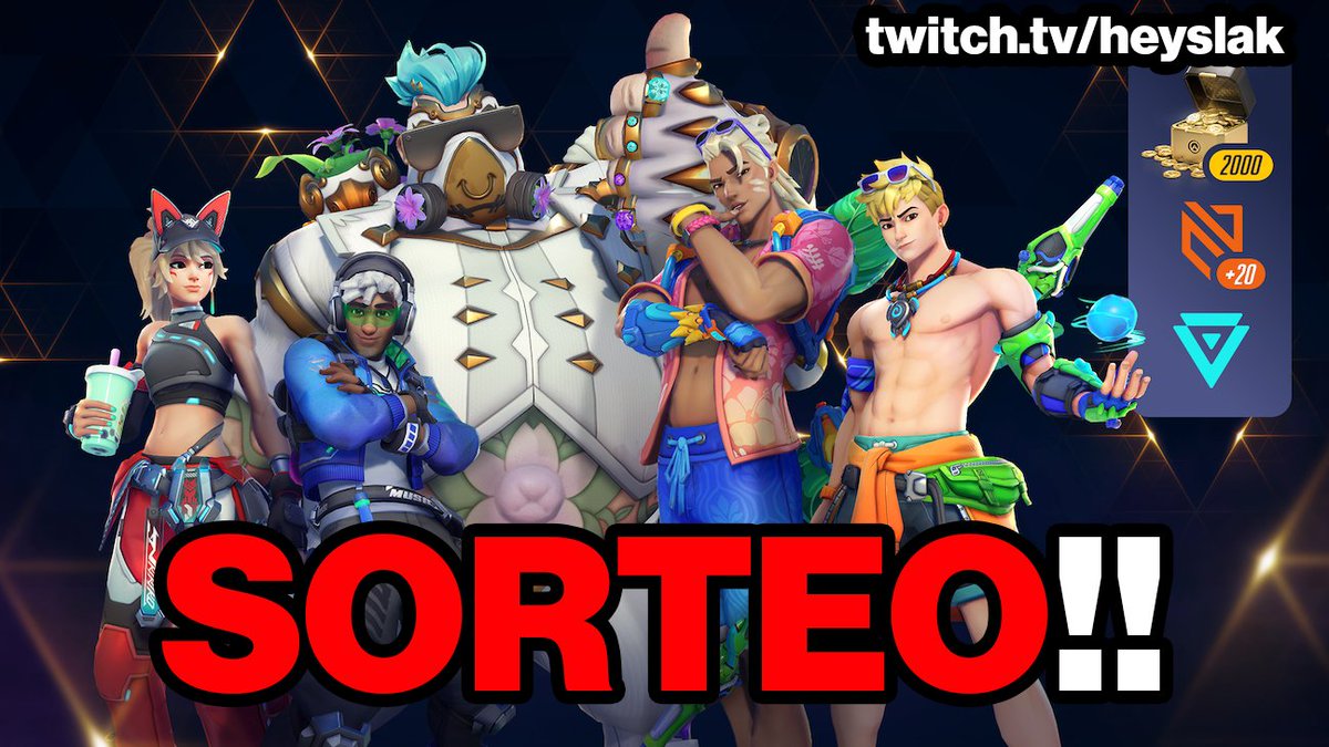 🎁ULTIMATE BATTLEPASS BUNDLE TEMP 18🎁

Gracias a <a href="/OverwatchLATAM/">Overwatch</a> por el código para la comunidad.

Requisitos:
👤Seguirme en x y twitch: heyslak
👥Menciona un amig@
🔁RT y Like
🗓️Ganador el 13 de septiembre en mi canal de Twitch.

#OW2Temporada18  #OverwatchCreator