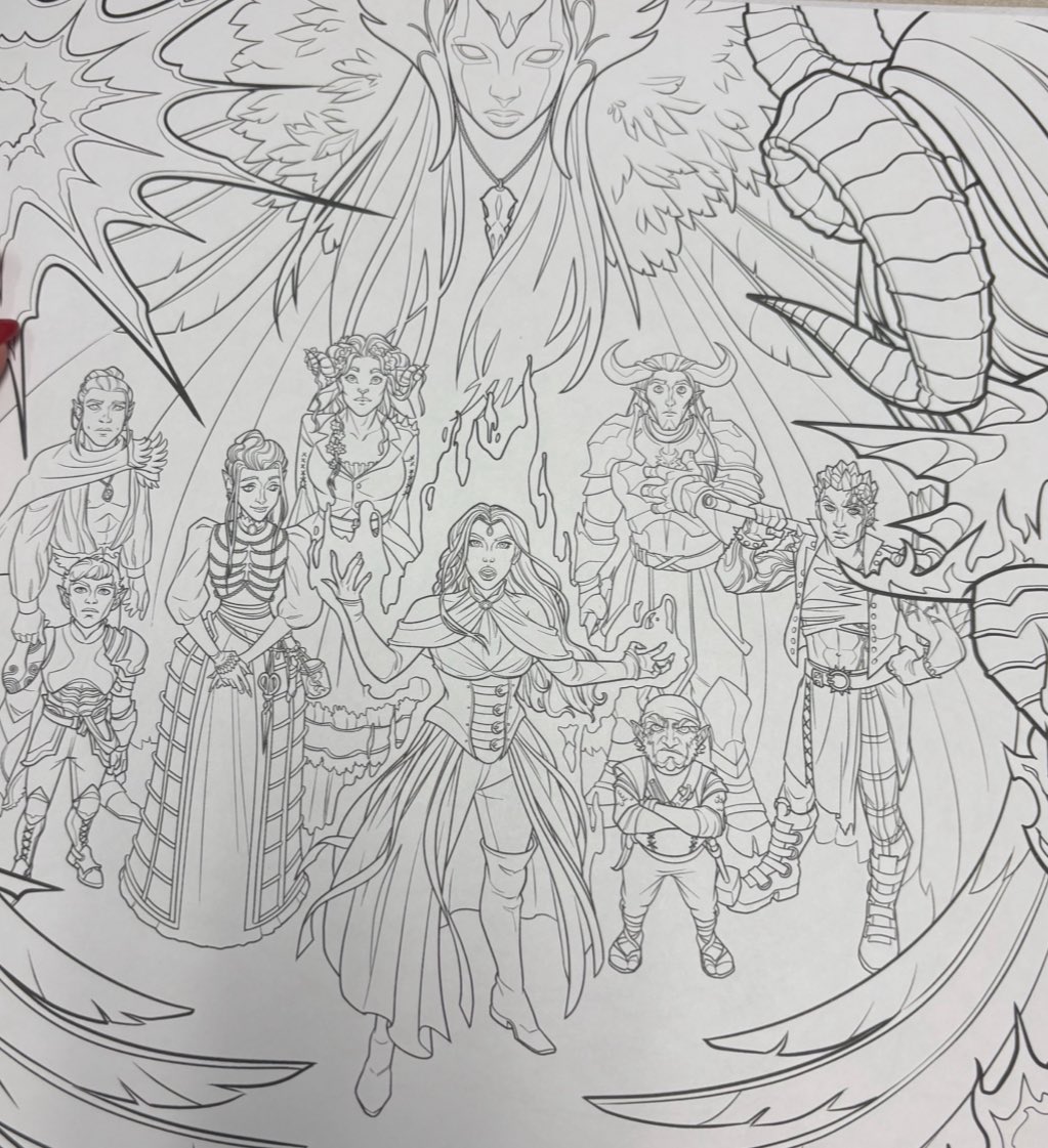 laudna looking at imogen while everyone is looking at the deities this might be my final straw