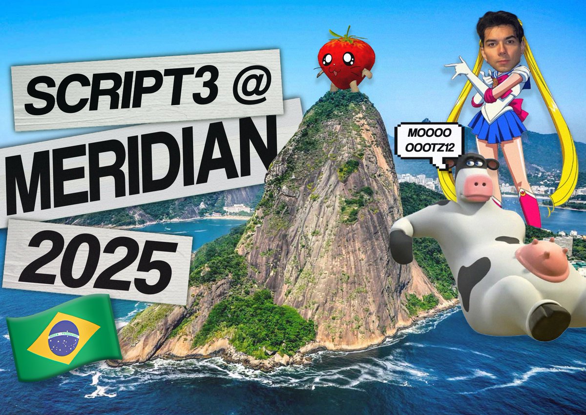 script3official's tweet image. We&apos;ll be at @StellarOrg&apos;s Meridian in Rio de Janeiro next month! 😃

See ya there! 🇧🇷
