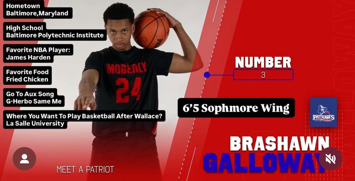 Patriots Nation things to know about Sophomore Wing <a href="/BrashawnGallow1/">Brashawn Galloway</a> 🔴⚪️🔵