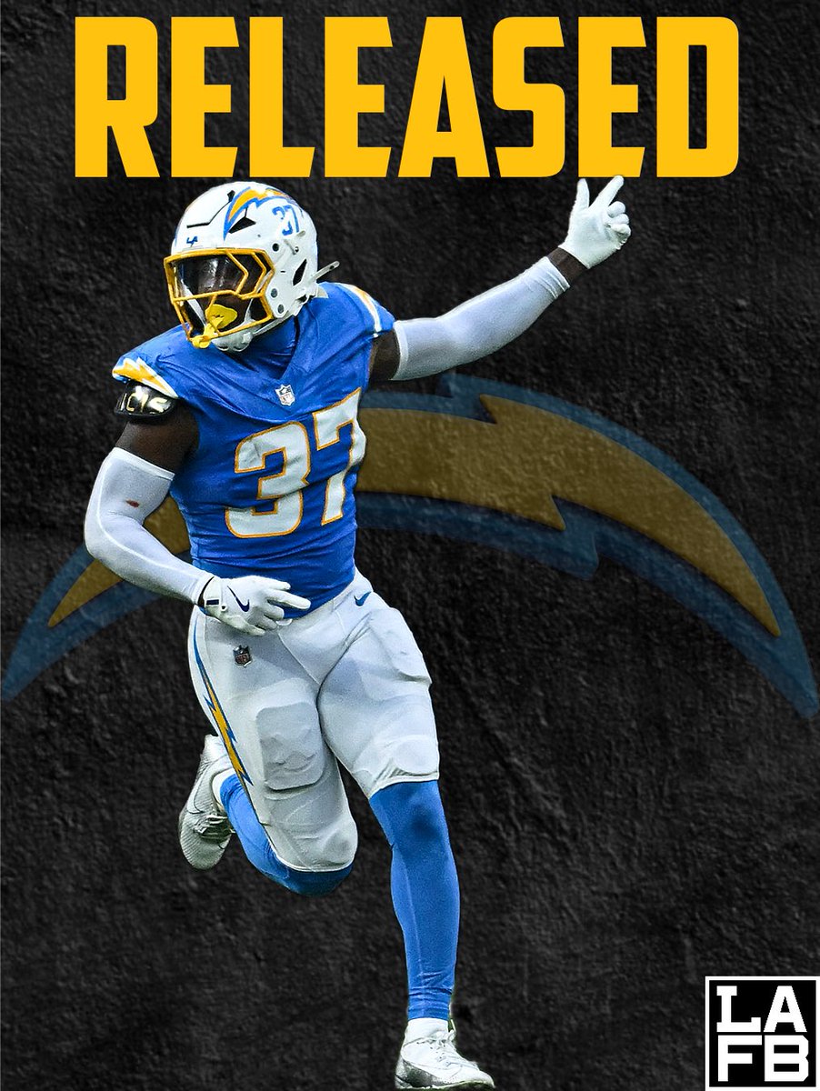 LAFBNetwork's tweet photo. Chargers are releasing veteran safety and locker-room favorite Tony Jefferson, per sources. Jefferson was a preseason standout with a 93.5 PFF grade and is respected by teammates, but he’s hitting the market with plenty left in the tank.
#Chargers #NFLRoster #TonyJefferson #BoltUp