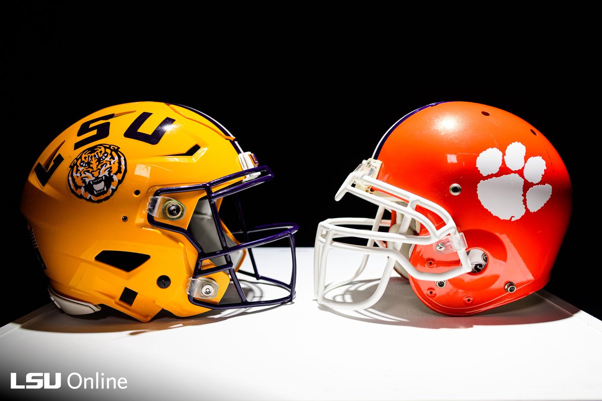 LSUfootball's tweet image. Saturday Night 

📍 Clemson, S.C.