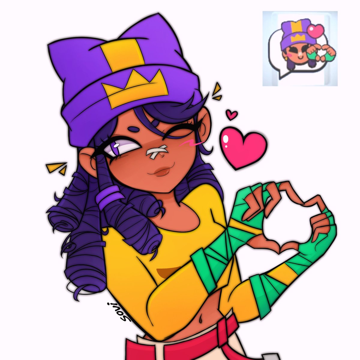 Fast drawing of Mina 
#BrawlStars #BrawlStarsArt #brawlstarsfanart #brawltalk #BrawlArt #MinaBrawlStars