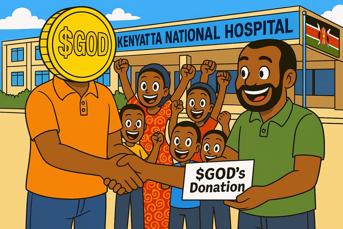 The Most High $God was found in Nairobi, Kenya today!! Specifically in Kenyatta Hospital!

The first few people the were approached were in disbelief and skeptical. They even denied the funding at first. Luckily when the ~4th person that was asked had agreed to receive the money,
