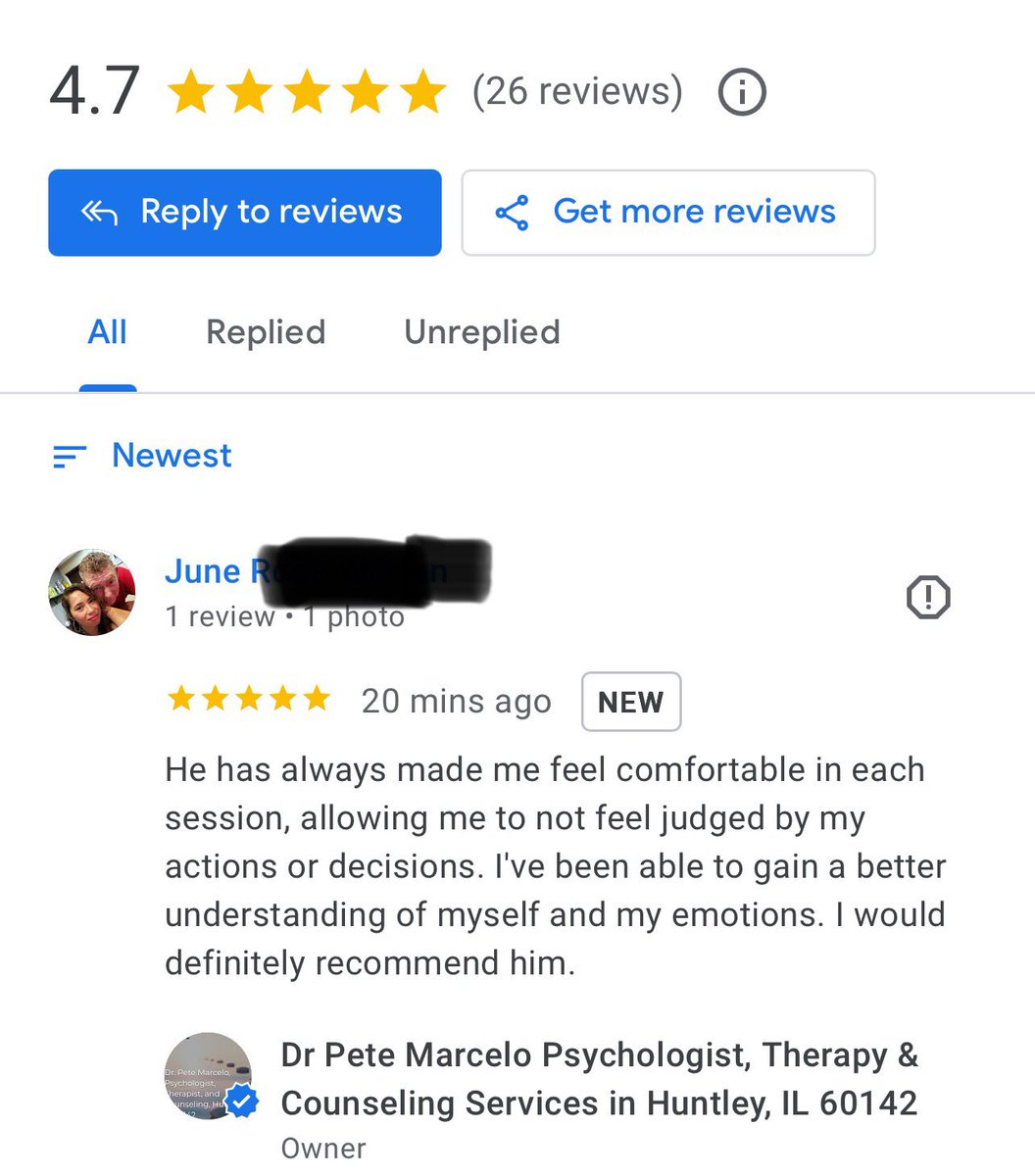 In person and teletherapy serving Illinois with Office in Huntley, IL 60142. 
#therapist #counseling 

Expert at guiding you to achieve optimal well being and improved mental health and performance. Huntley, IL #therapy 
drpetemarcelo.org
drpetemarcelo.com