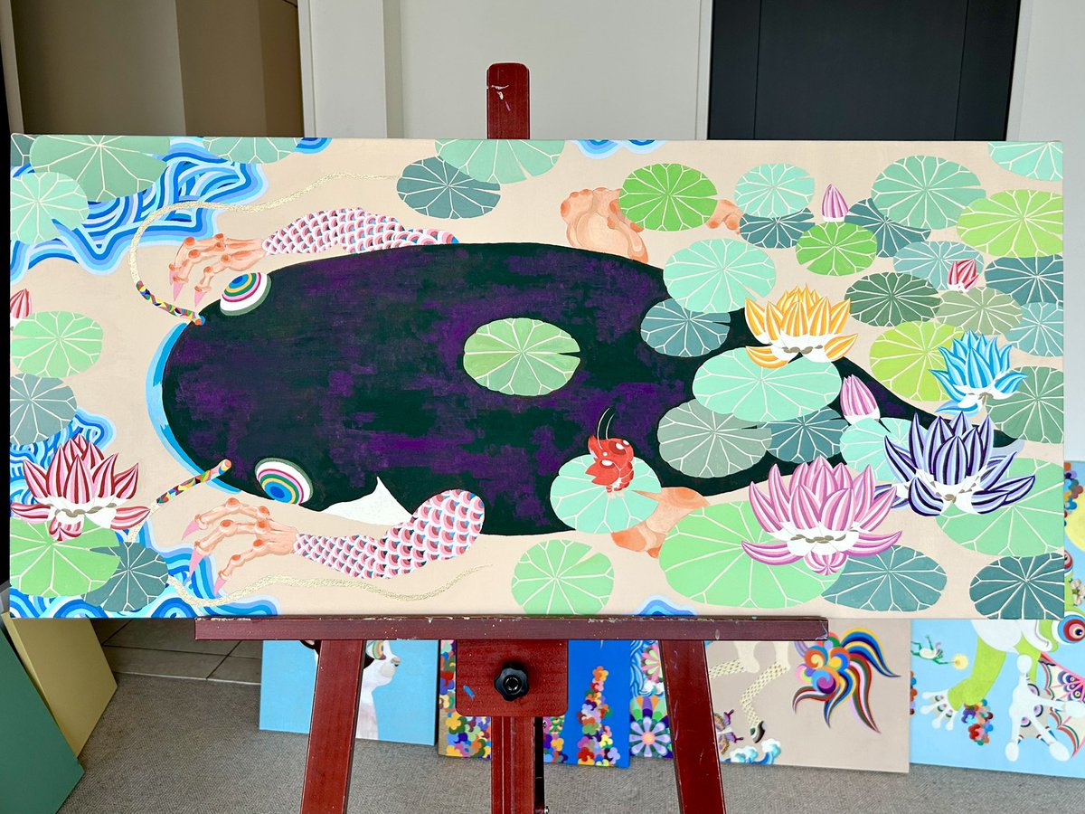 アクリル画 - Search / X