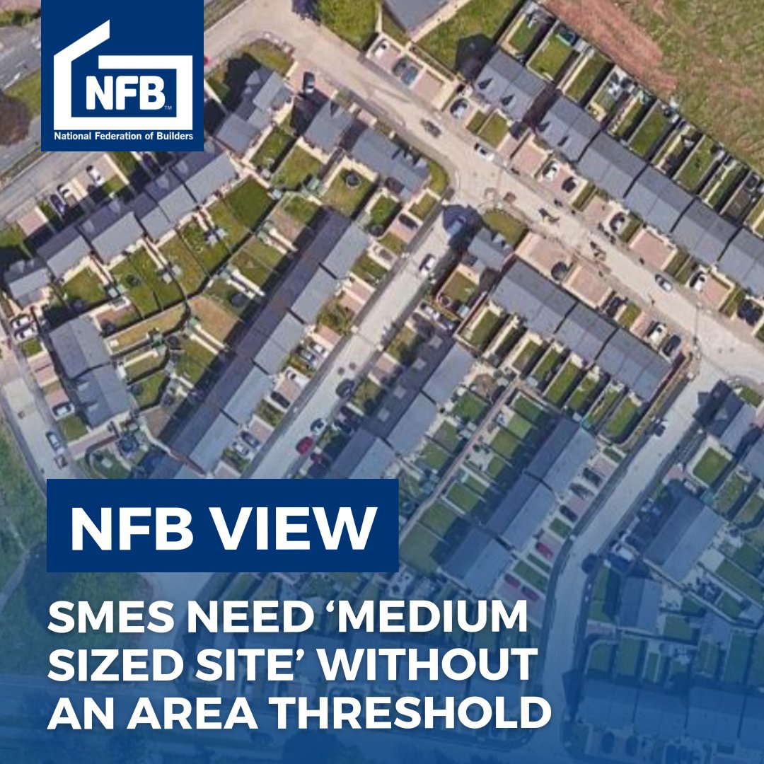 nfbuilders's tweet image. The Government’s ‘Planning Reform Working Paper: Reforming Site Thresholds’ proposes a ‘Medium’ sized site threshold of 10 to 49 homes, a definition which has won considerable plaudits across the SME housebuilding industry.

Read more ⬇️

builders.org.uk/smes-need-a-me…