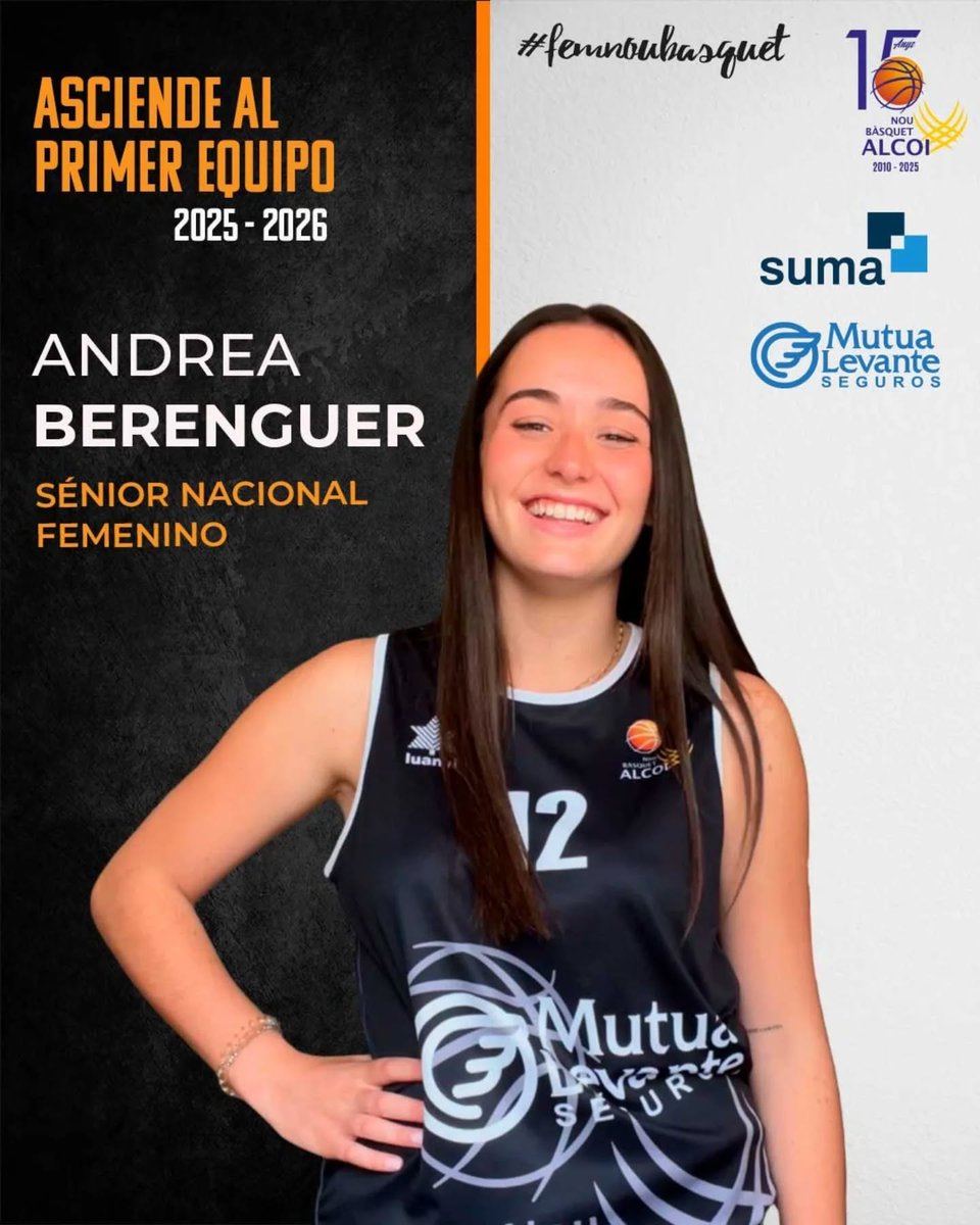 𝔸𝕊ℂ𝕀𝔼ℕ𝔻𝔼 𝕀 𝕊Éℕ𝕀𝕆ℝ 𝔽𝔼𝕄𝔼ℕ𝕀ℕ𝕆 ℕ𝔸ℂ𝕀𝕆ℕ𝔸𝕃
 𝗔𝗡𝗗𝗥𝗘𝗔 𝗕𝗘𝗥𝗘𝗡𝗚𝗨𝗘𝗥
Procede del equipo junior y pasa a categoría senior. 
Su gran capacidad de sacrificio en defensa  y verticalidad  le darán un plus al equipo. 
<a href="/mutualevante/">Mutua Levante Seguros</a> 
@sumagestiontributar